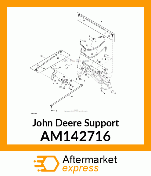 SUPPORT, MID PIVOT AM142716