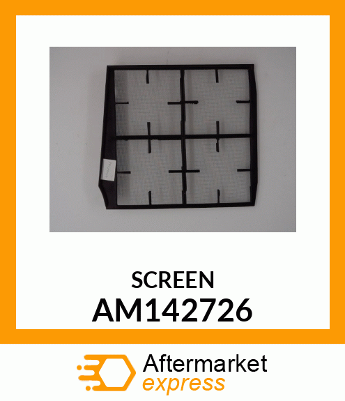 SCREEN, RADIATOR CLEANOUT AM142726