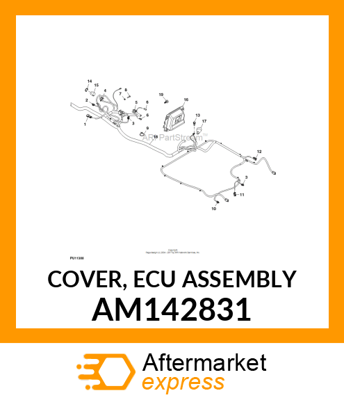 COVER, ECU ASSEMBLY AM142831