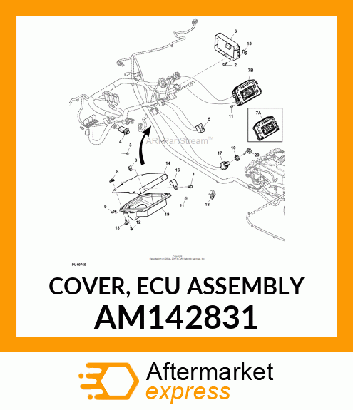 COVER, ECU ASSEMBLY AM142831