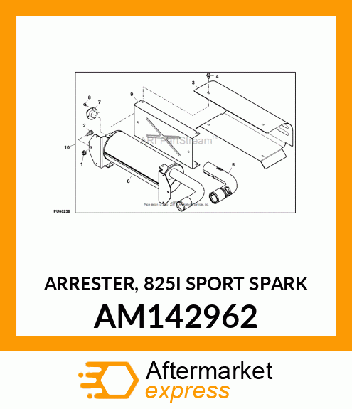 ARRESTER, 825I SPORT SPARK AM142962