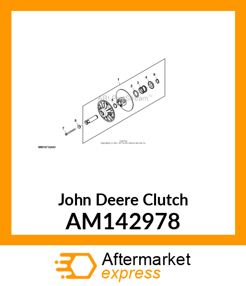 CLUTCH, CLUTCH, LW DRIVEN, CLEVELAN AM142978