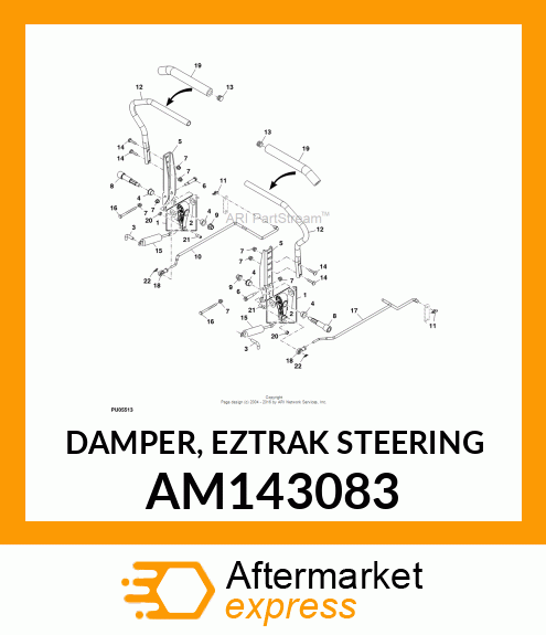 DAMPER, EZTRAK STEERING AM143083