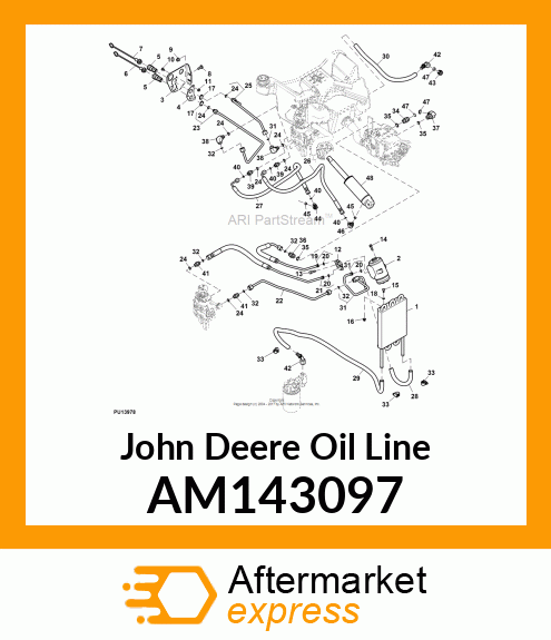 LINE, REAR OUTLET AM143097