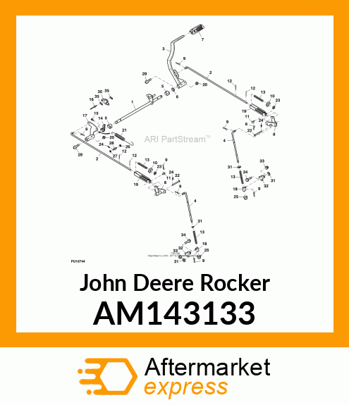 ROCKER, BRAKE LINKAGE AM143133