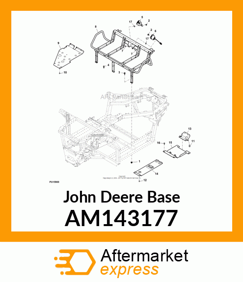 FRAME, SEATBASE XUV (SVC) AM143177