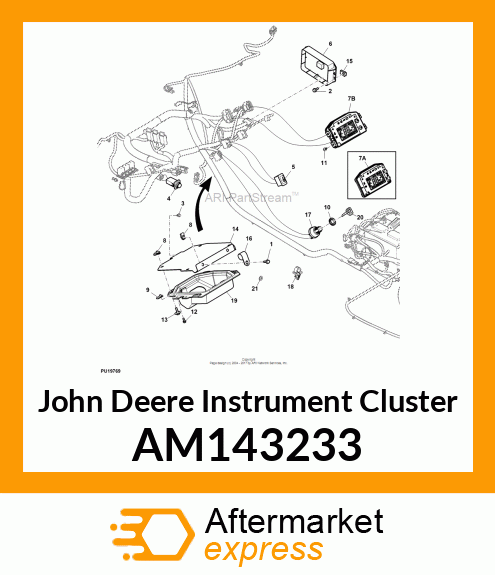 INSTRUMENT CLUSTER, UTILITY VEHICLE AM143233