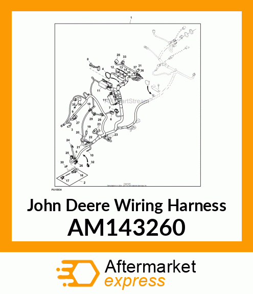 HARNESS ASSY, RDRC AM143260