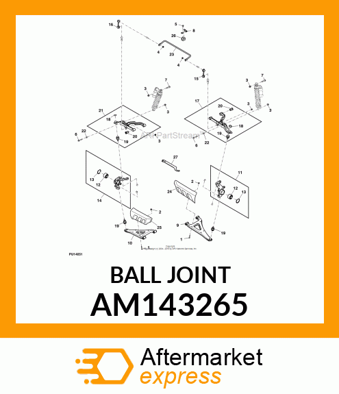 BALLJOINT, 22MM AM143265