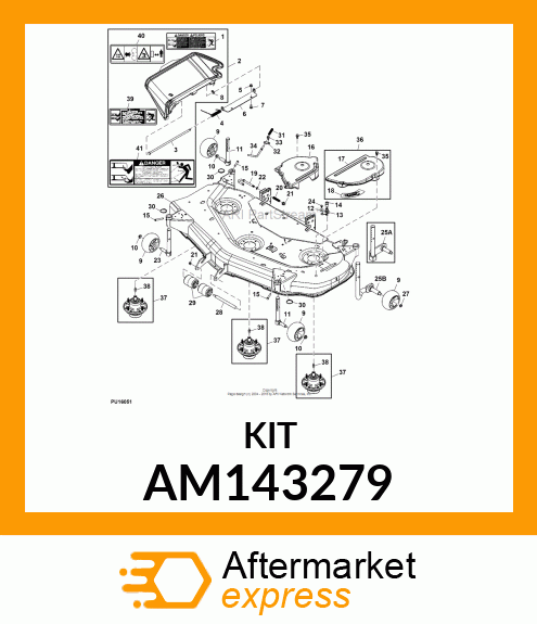 SHIELD, RH BELT AM143279