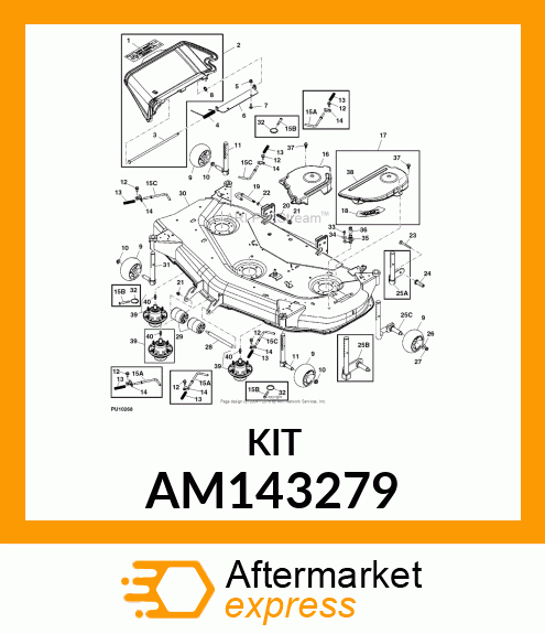 SHIELD, RH BELT AM143279