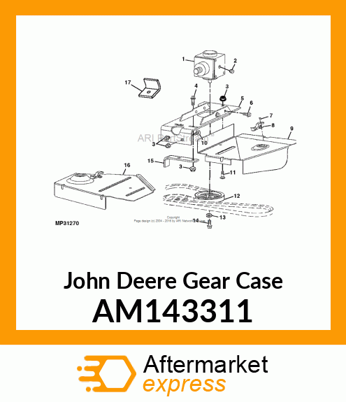 GEAR CASE AM143311