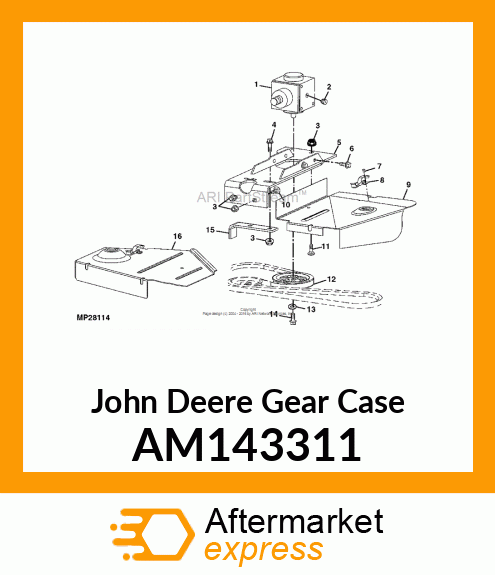 GEAR CASE AM143311