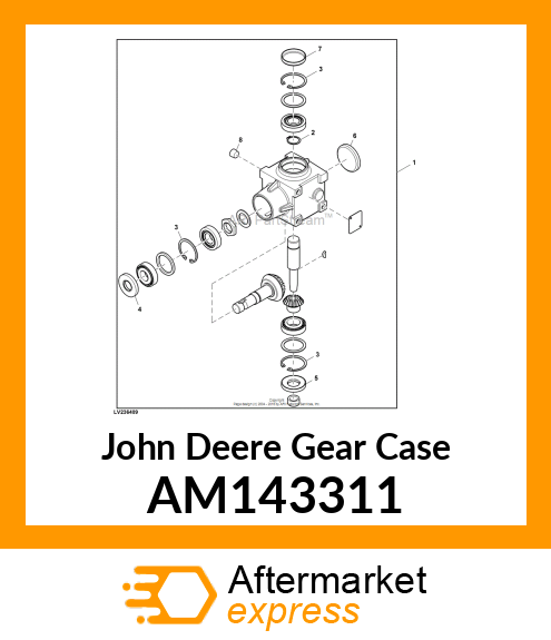 GEAR CASE AM143311