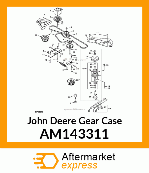 GEAR CASE AM143311