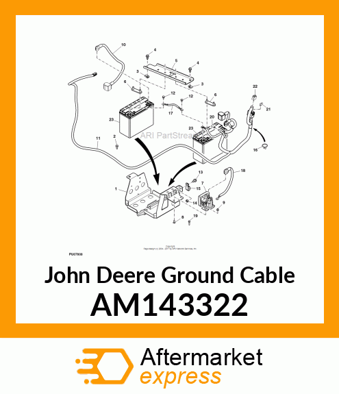 GROUND CABLE, CABLE, GROUND AM143322