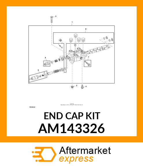 END CAP KIT AM143326