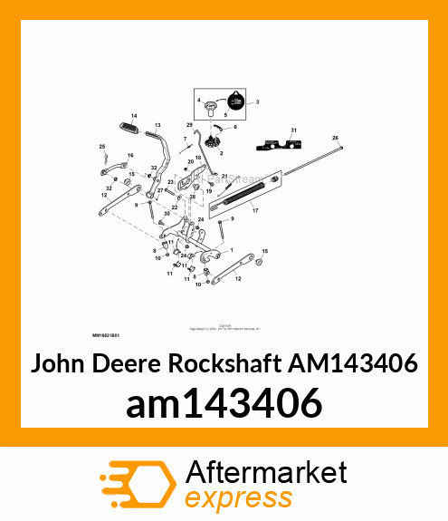 ROCKSHAFT, LIFT SYSTEM am143406