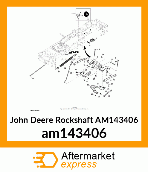 ROCKSHAFT, LIFT SYSTEM am143406