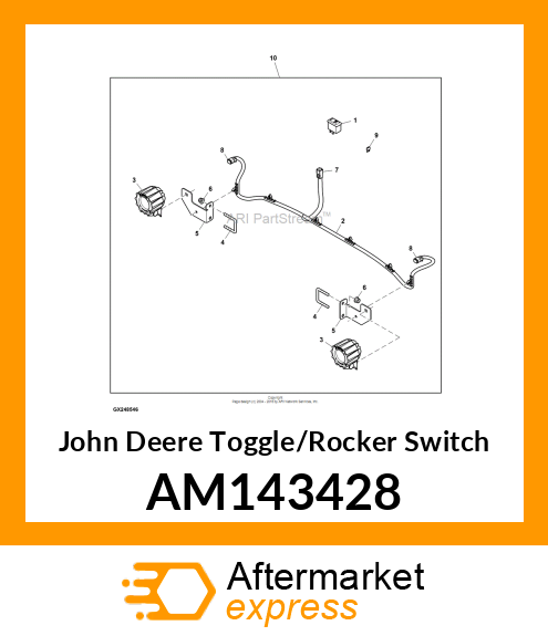 SWITCH, ROCKER AM143428