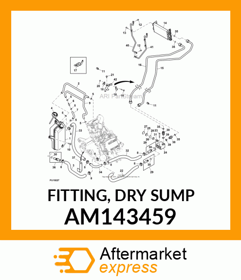 FITTING, DRY SUMP AM143459