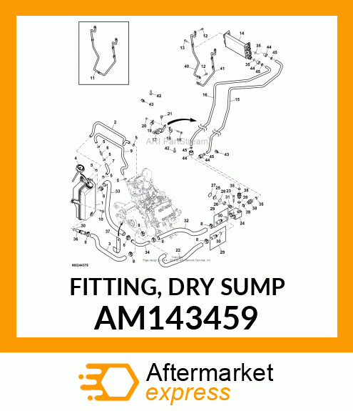 FITTING, DRY SUMP AM143459