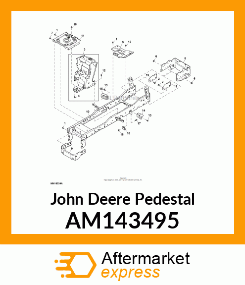 PEDESTAL, MANUAL AM143495