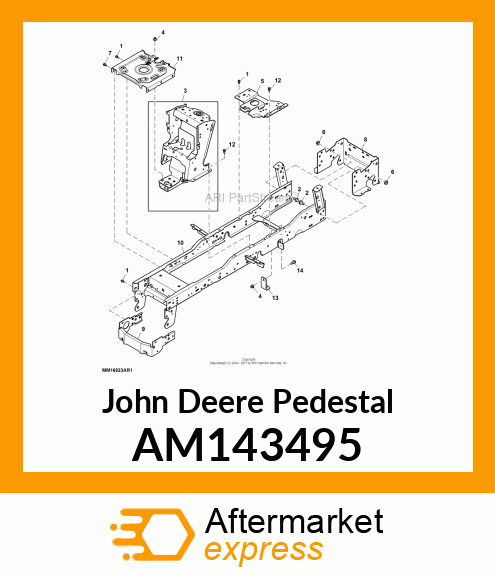 PEDESTAL, MANUAL AM143495