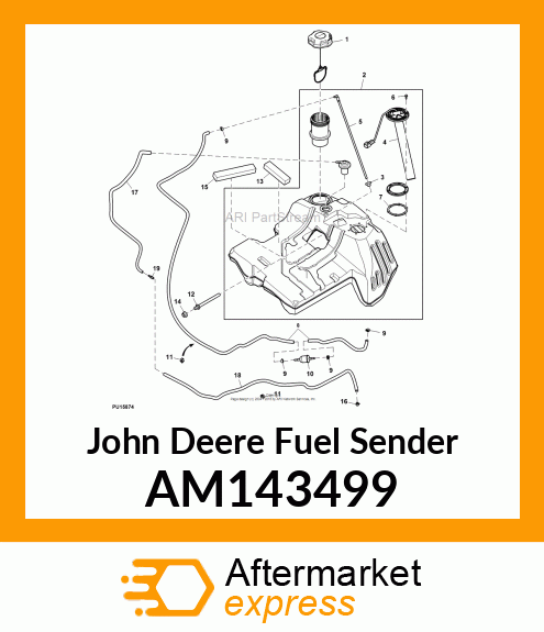 FUEL SENDER, SENSOR, FUEL LEVEL AM143499