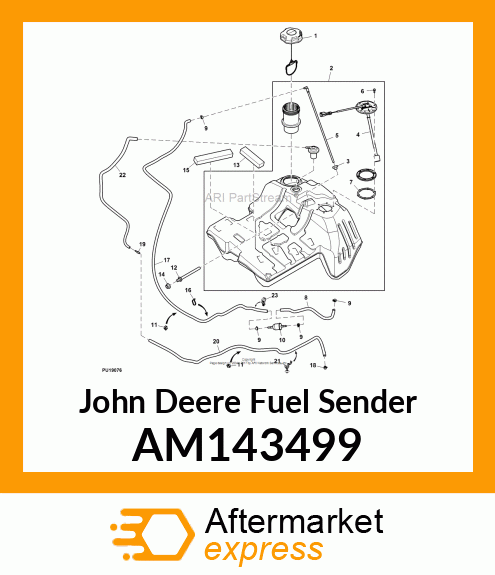 FUEL SENDER, SENSOR, FUEL LEVEL AM143499