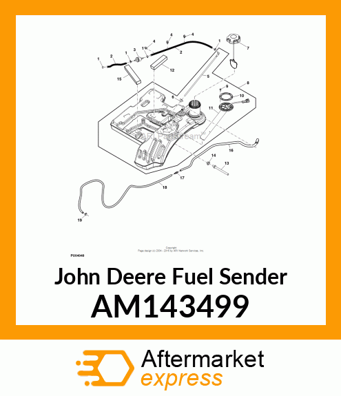 FUEL SENDER, SENSOR, FUEL LEVEL AM143499