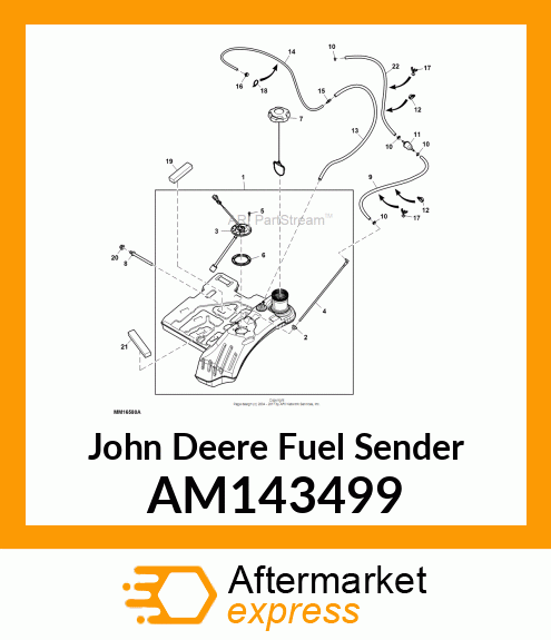 FUEL SENDER, SENSOR, FUEL LEVEL AM143499