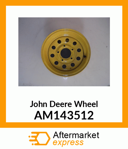 WHEEL, WHEEL, 12X8 (YELLOW) AM143512