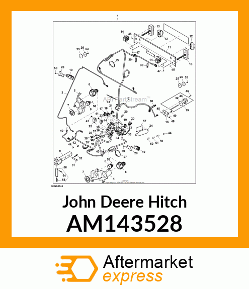 HITCH, HOMOLOGATION FRONT AM143528