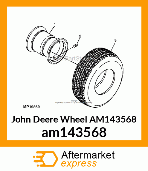 WHEEL,8X7,YELLOW am143568