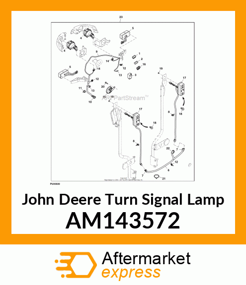 TURN SIGNAL LAMP, INDICATOR, TURN S AM143572