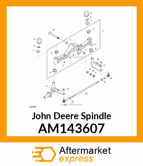 SPINDLE, LH G PWR AM143607