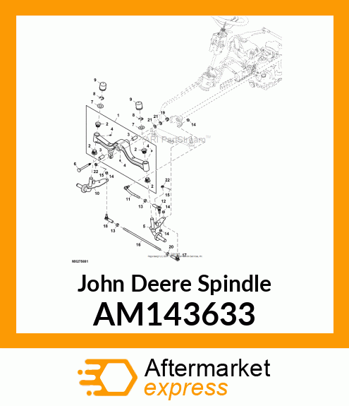 SPINDLE, LH G4WS AM143633