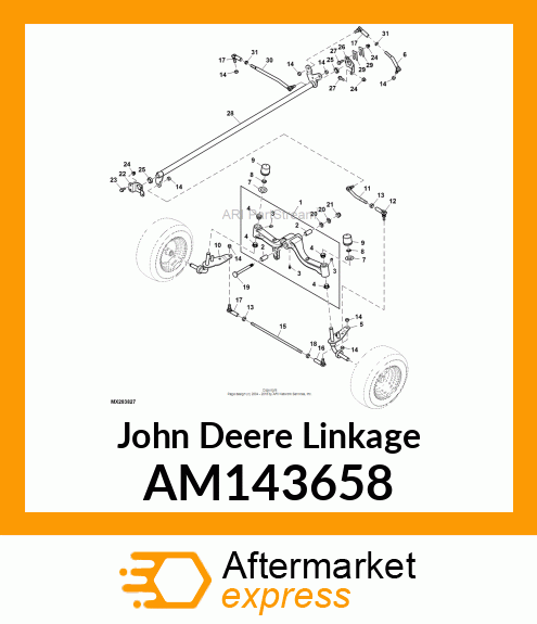 LINKAGE, FRONT W/O END, G4WS AM143658