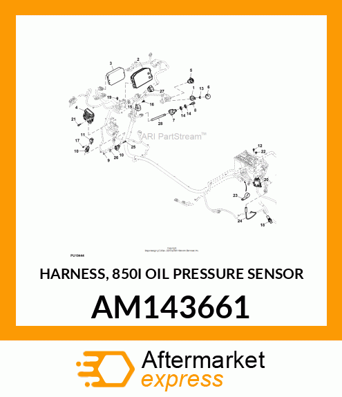HARNESS, 850I OIL PRESSURE SENSOR AM143661