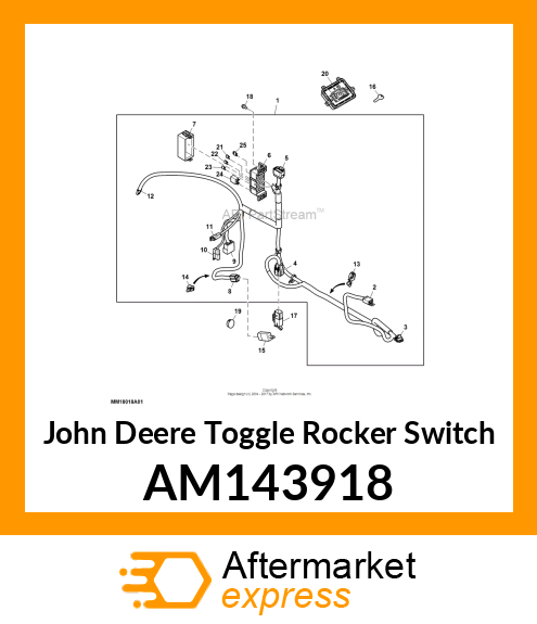 SWITCH, ACTUATING ARM AM143918