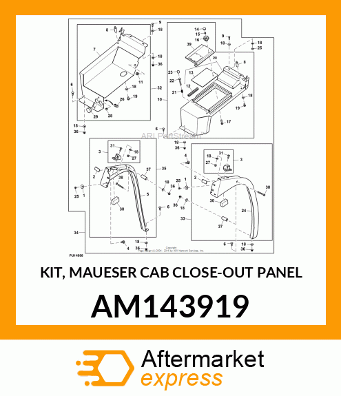 KIT, MAUESER CAB CLOSE AM143919