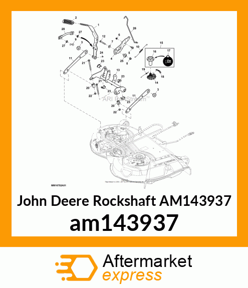 ROCKSHAFT, LIFT SYSTEM am143937