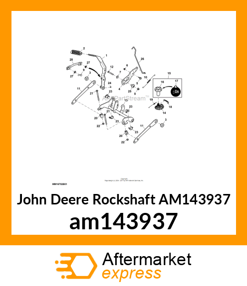 ROCKSHAFT, LIFT SYSTEM am143937