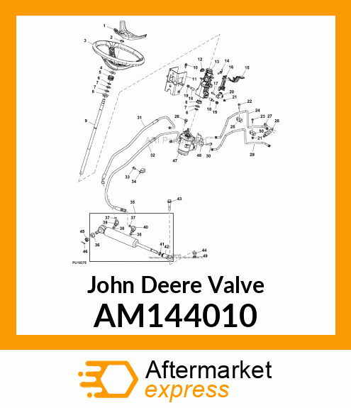 VALVE, STEERING AND SPOOL AM144010