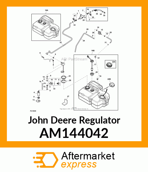 ASSEMBLY, FUEL REGULATOR AM144042