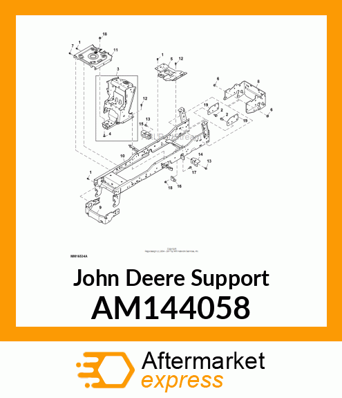 SUPPORT, TRACTION DRIVE WELDMENT AM144058