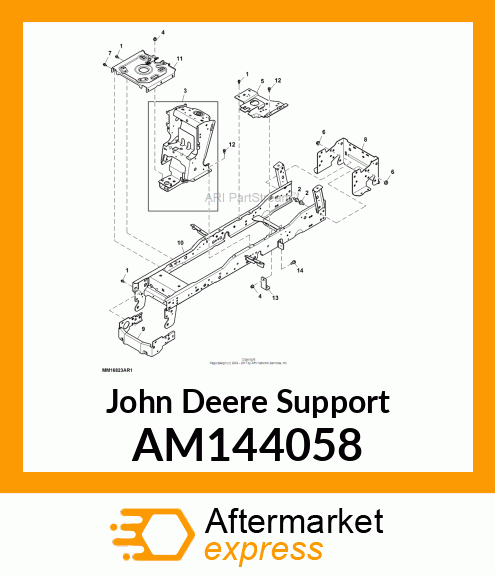 SUPPORT, TRACTION DRIVE WELDMENT AM144058