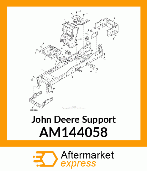 SUPPORT, TRACTION DRIVE WELDMENT AM144058