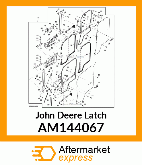 LATCH, LH SQUEEZE AM144067